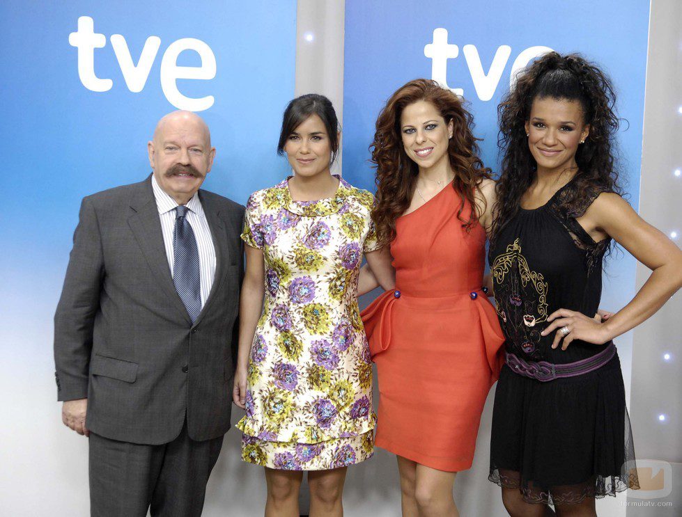 José María Íñigo, Elena S. Sánchez, Pastora Soler y Desirée Ndjambo