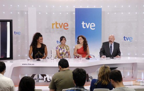 Desirée Ndjambo, Elena S. Sánchez, Pastora Soler y José María Íñigo