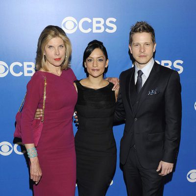 Christine Baranski, Archie Panjabi y Matt Czuchry en los Upfronts 2012 de CBS