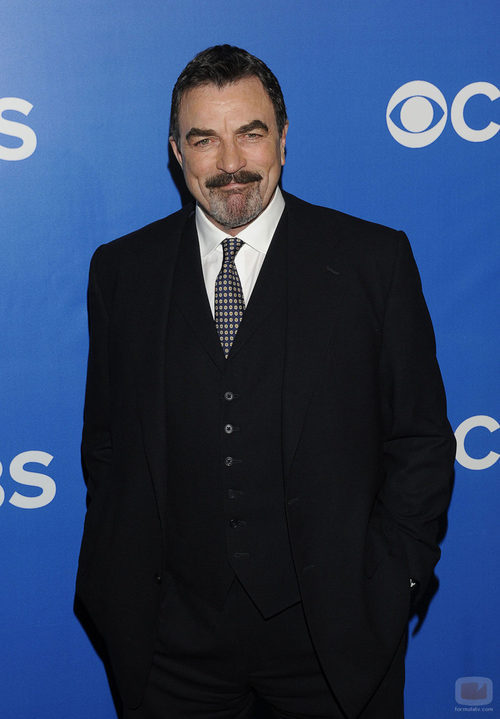 Tom Selleck de 'Blue Bloods' en los Upfronts 2012 de CBS