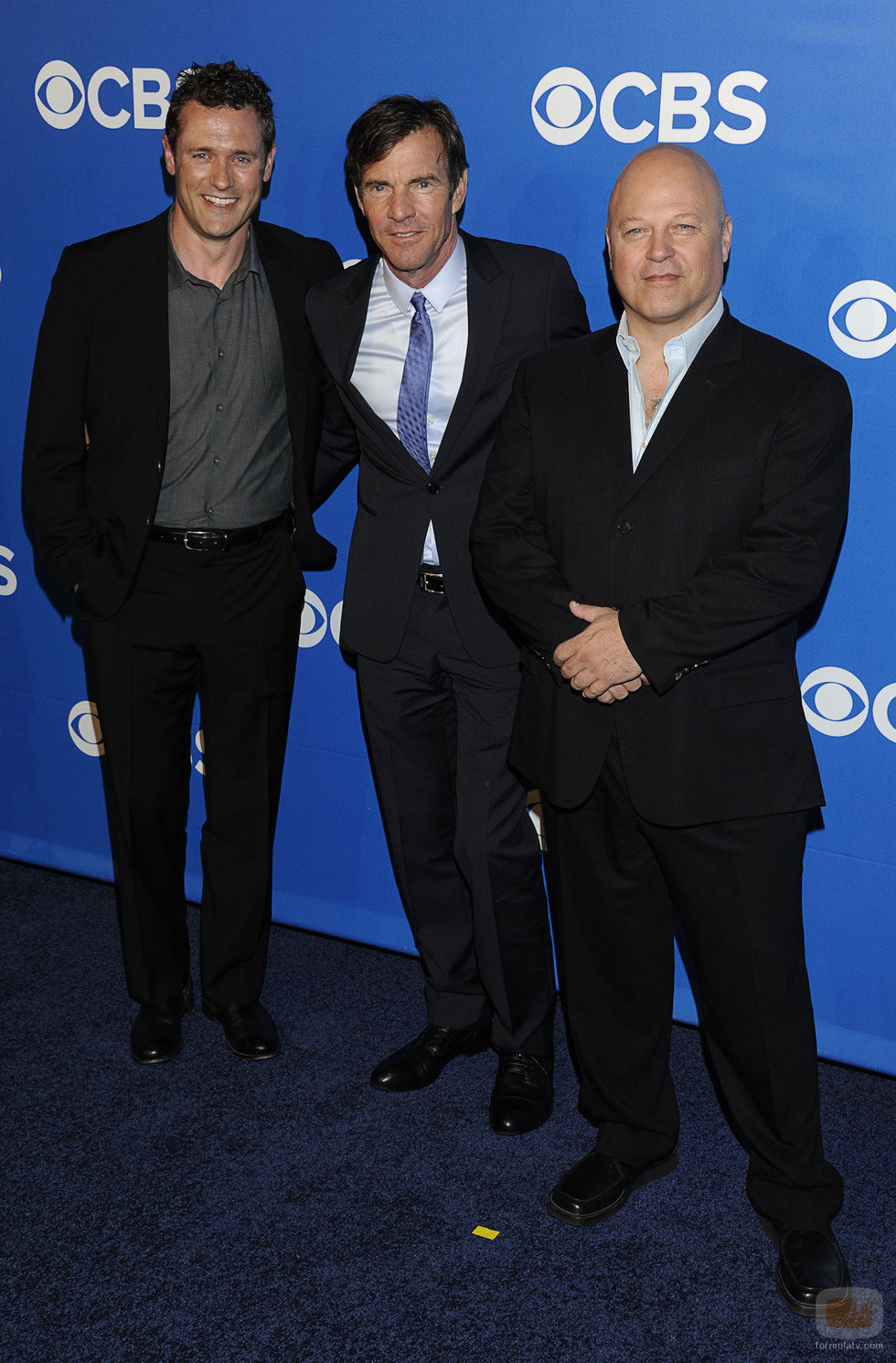 Jason O'Mara, Dennis Quaid y Michael Chiklis en los Upfronts 2012 de CBS