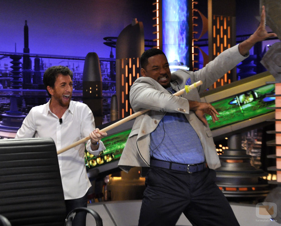 Pablo Motos y Will Smith se divierten en 'El hormiguero'