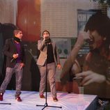 Cali& El Dandee durante su actuación en la casa de 'Gran Hermano 12+1'