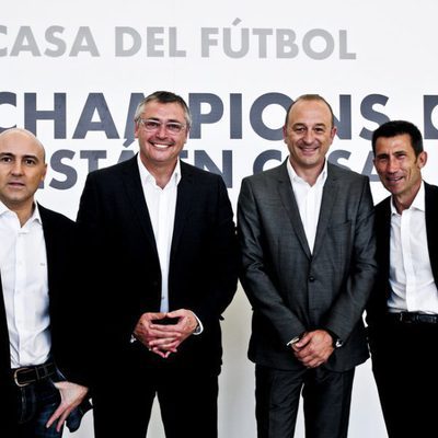 Acto de presentación de la Champions de Canal+