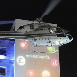 El helicóptero del ganador de 'Gran Hermano 12+1' llega a Telecinco