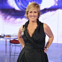 Mercedes Milá posa durante la final de 'Gran Hermano 12+1'