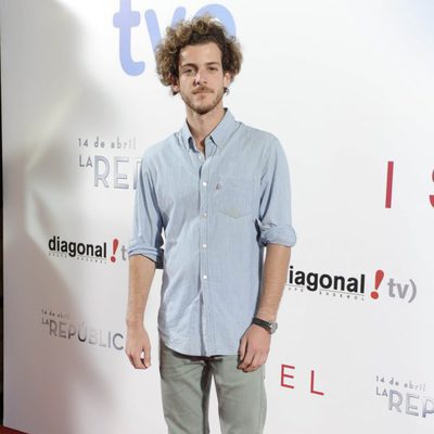 El actor Guillermo Barrientos en el estreno de '14 de abril. La República' e 'Isabel'