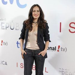 La actriz Ana Turpín en el estreno de 'Isabel' y '14 de abril. La República'