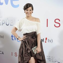 Mariona Ribas en el estreno de lo nuevo de '14 de abril. La República' e 'Isabel'