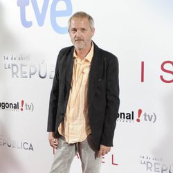 Jordi Rebellón en el estreno de 'Isabel' y lo nuevo de '14 de abril. La República'
