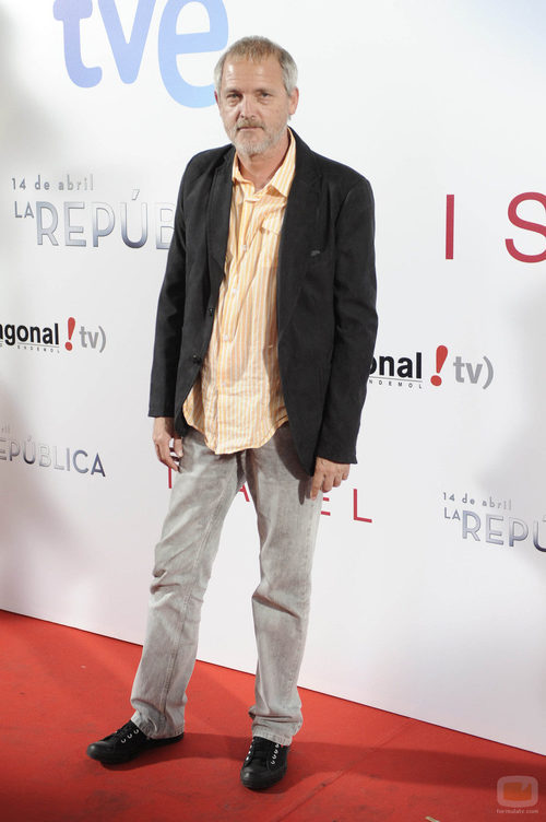 Jordi Rebellón en el estreno de 'Isabel' y lo nuevo de '14 de abril. La República'