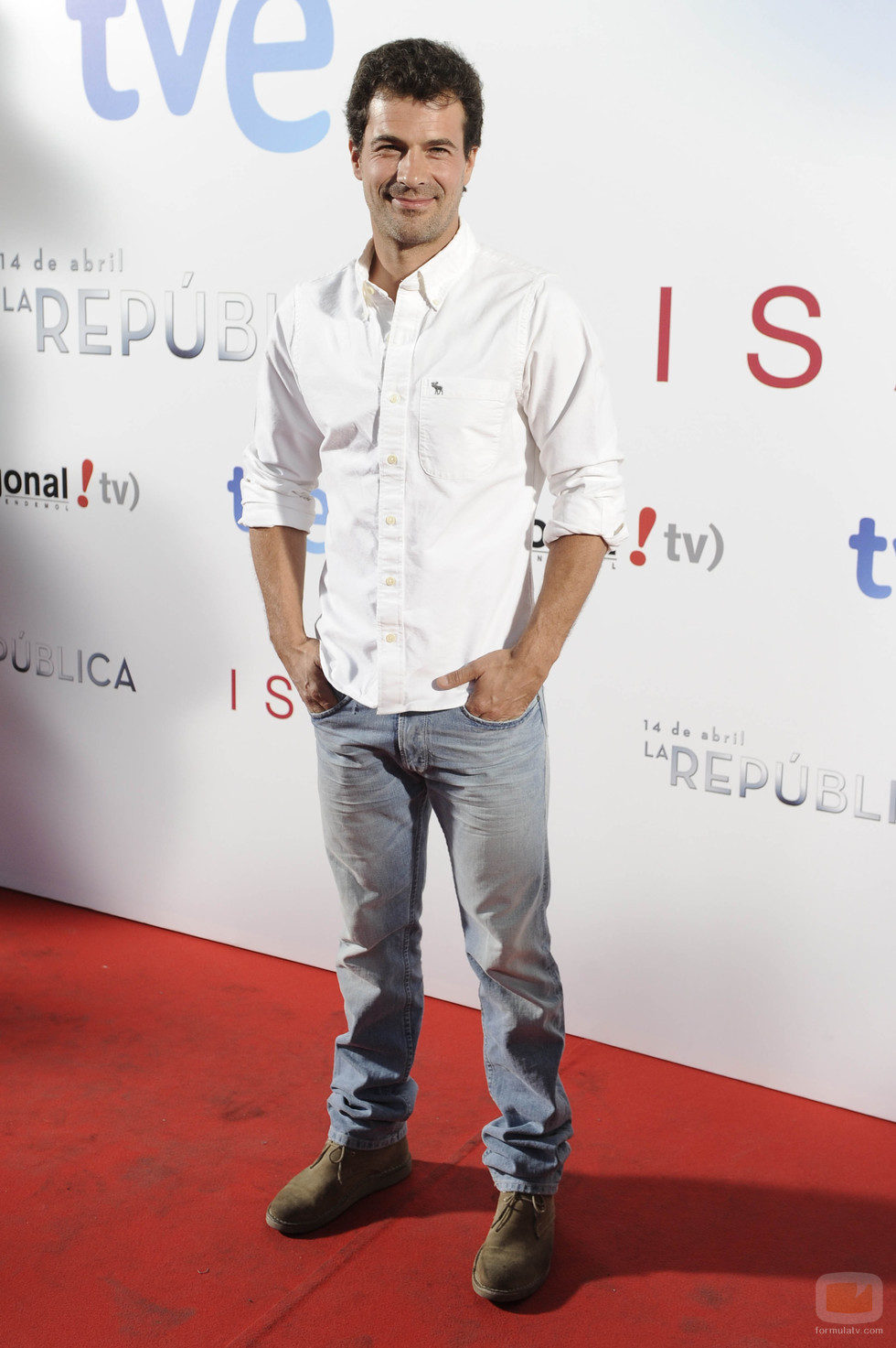 Rodolfo Sancho en el photocall de la premier de 'Isabel' y '14 de abril. La República'