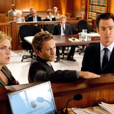 'Franklin & Bash' durante uno de los juicios de la serie