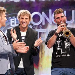 David Seco junto a Julian Iantzi en la final de 'El conquistador del fin del mundo'