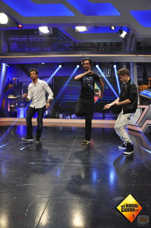 Justin Bieber baila con Pablo Motos y Marron