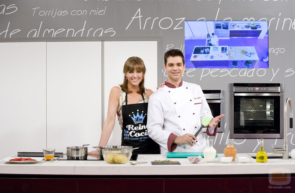 María José Molina y Sergio Fernández presentan 'Cocina con sergio'