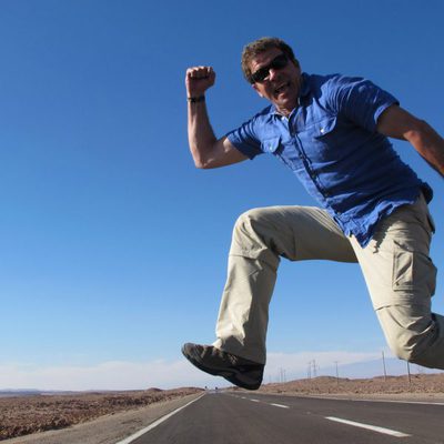 Mario Picazo en Atacama