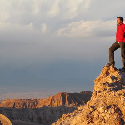 Mario Picazo en el Valle de la Luna, Desierto de Atacama