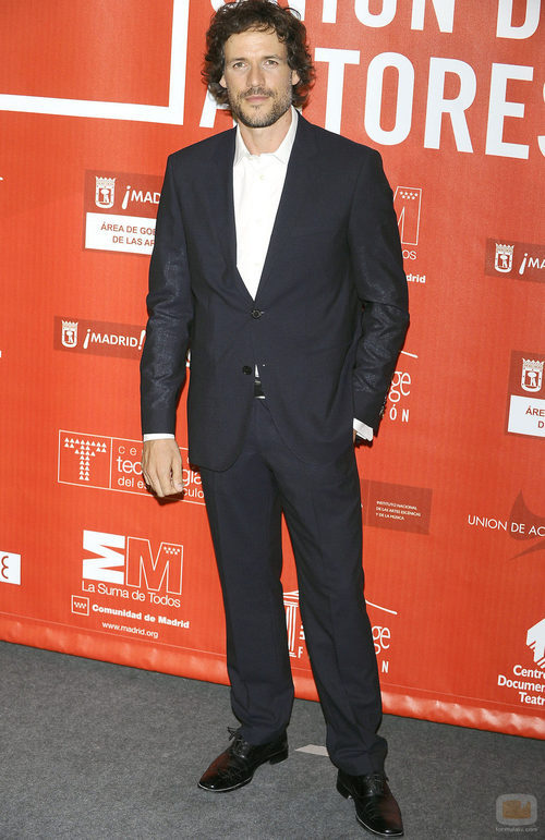 Daniel Grao en la alfombra roja de los Premios de la Unión de Actores 2012