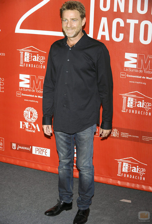 Juanjo Artero en los Premios de la Unión de Actores 2012