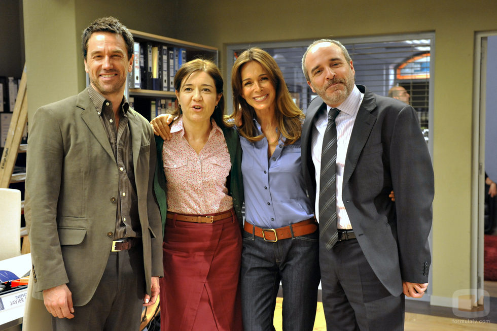 Lydia Bosch en el rodaje de 'Los misterios de Laura'