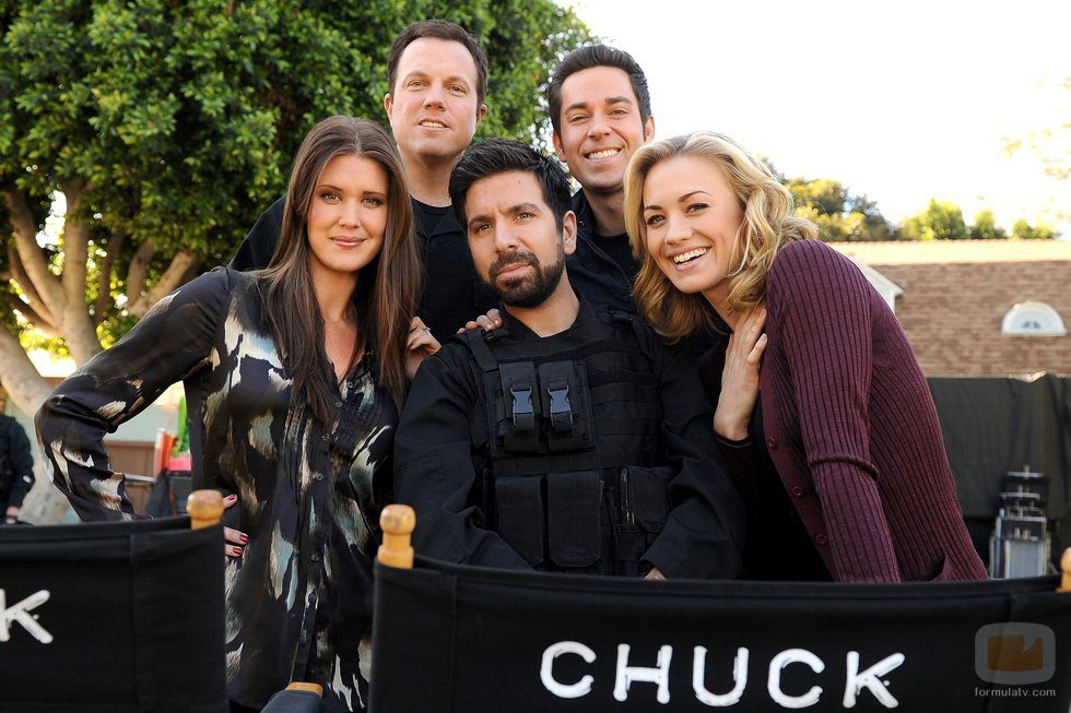 Reparto principal de 'Chuck' en su quinta temporada