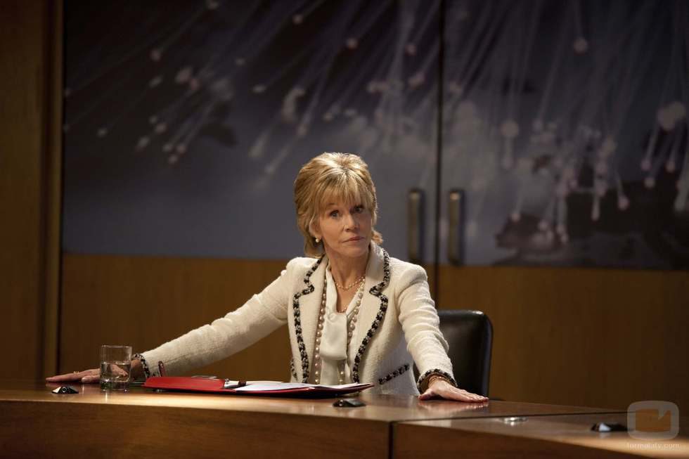 Jane Fonda interpreta a Leona Lansing en 'The Newsroom'
