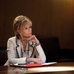 Jane Fonda interpreta a Leona Lansing, directora general de Atlantis, en 'The Newsroom'