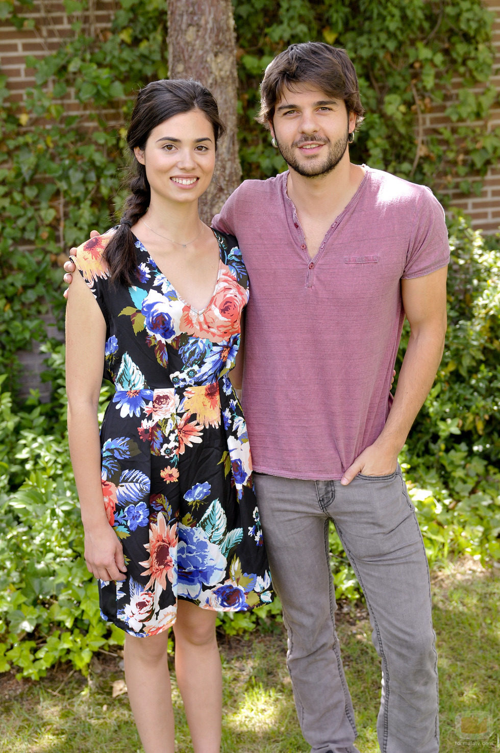 Loreto Mauleón y Jordi Coll posan