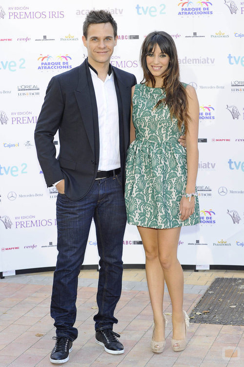 Christian Gálvez y Almudena Cid en los Premios Iris 2012