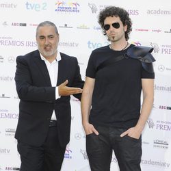 Jorge Salvador y Pablo Ibáñez Pérez en los Premios Iris 2012