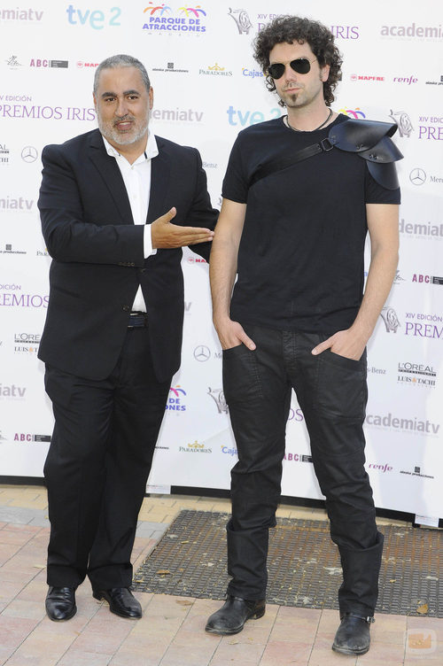 Jorge Salvador y Pablo Ibáñez Pérez en los Premios Iris 2012