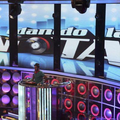 El plató de 'Dando la nota'