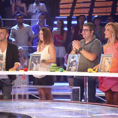 Jadel, Elena Furiase, Florentino Fernández y Carmen Lomana, concursantes de 'Dando la nota'