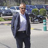 Jordi González en el funeral de Pedro Rodríguez