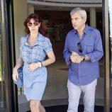 Carlos Sobera en el funeral de Pedro Rodríguez