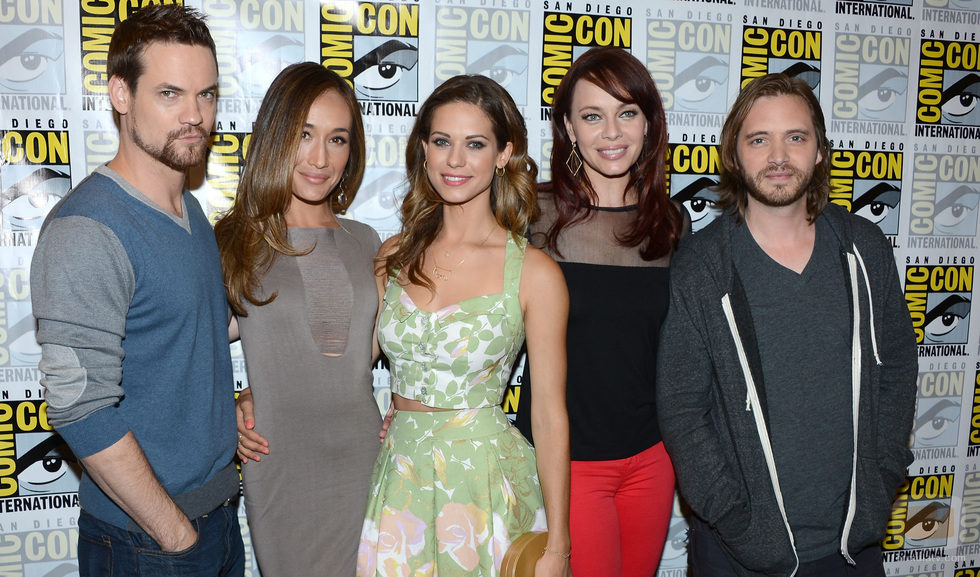 El reparto de 'Nikita' en la Comic-Con 2012