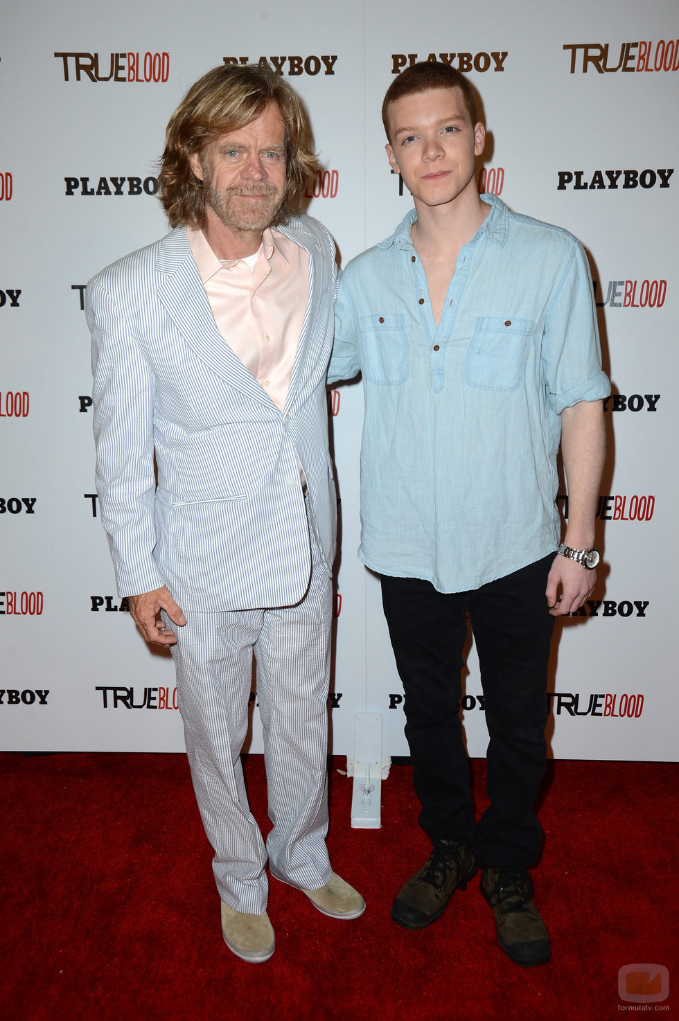 William H. Macy y Cameron Monaghan de 'Shameless' en la Comic-Con 2012