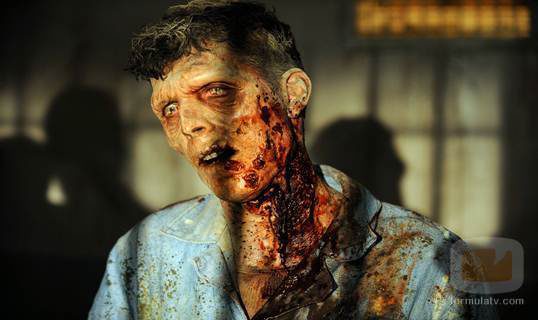 Uno de los zombies de 'The Walking Dead'