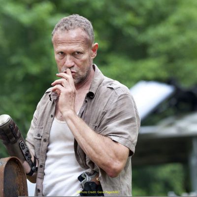 Michael Rooker en la tercera temporada de 'The Walking Dead'