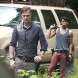 El gobernador de 'The Walking Dead', en una escena de la tercera temporada