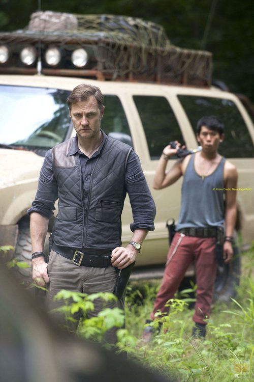 El gobernador de 'The Walking Dead', en una escena de la tercera temporada
