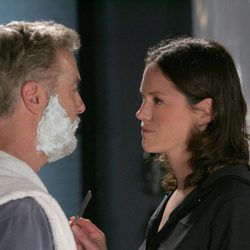 William Petersen y Jorja Fox en 'CSI Las Vegas'