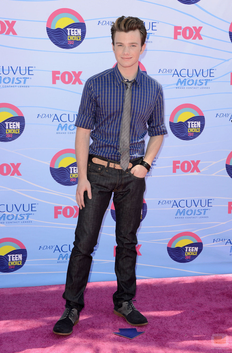Chris Colfer en los Teen Choice Awards 2012