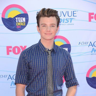 Chris Colfer en la gala de los Teen Choice Awards 2012