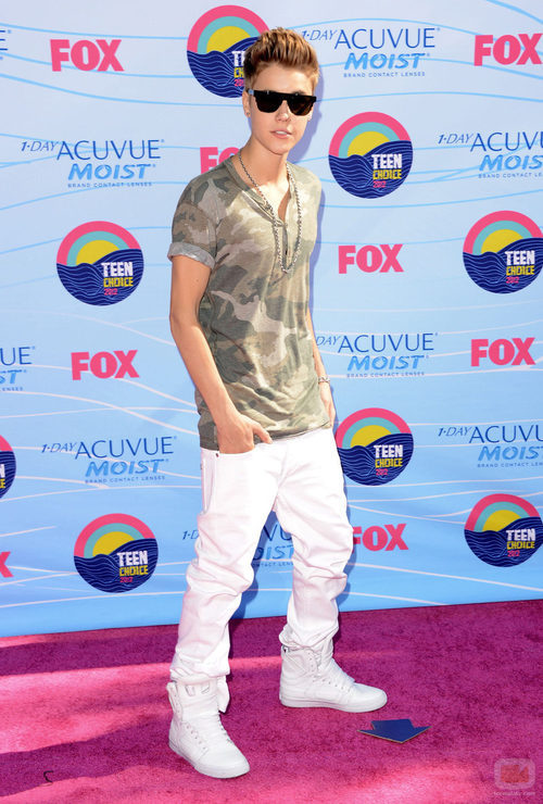 Justin Bieber en los Teen Choice Awards 2012