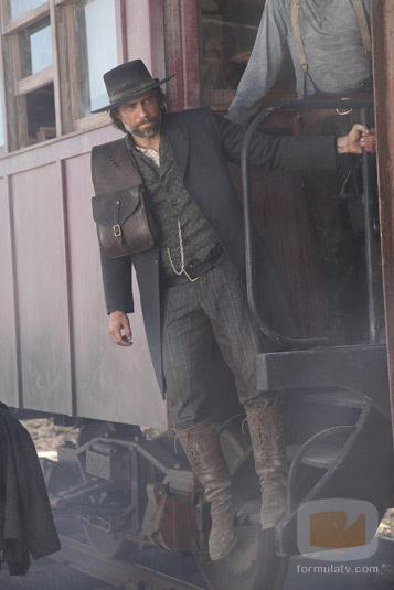 El actor Anson Mount en 'Infierno sobre ruedas'