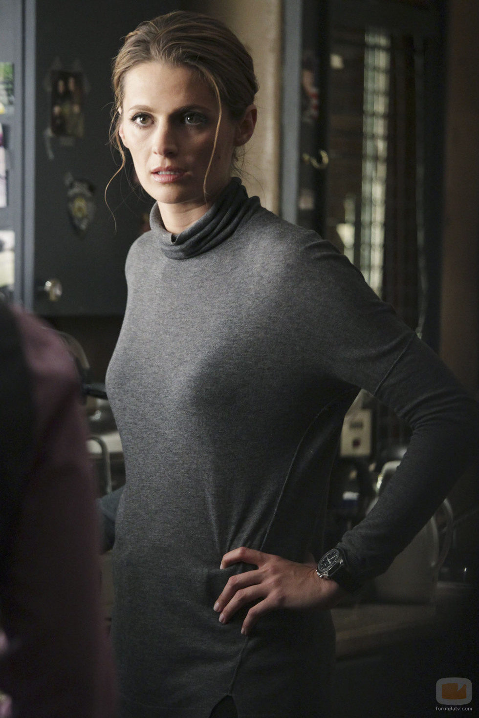 La actriz Monet Mazur en una escena del capítulo "El resurgir" de 'Castle'