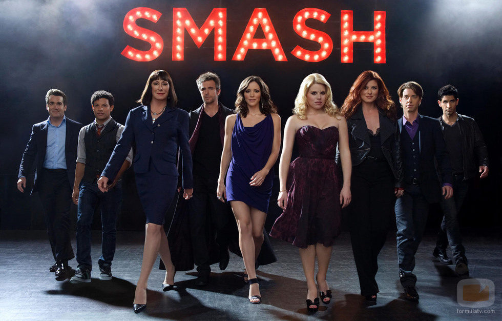 El elenco de 'Smash' al completo