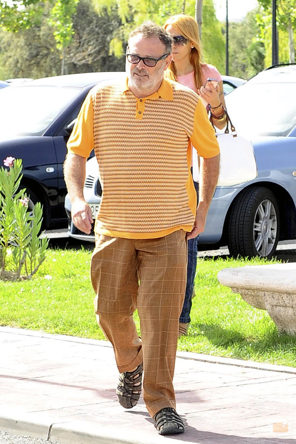 Pablo Carbonnel en el velatorio de Sancho Gracia